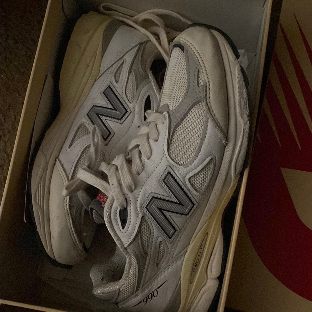 New Balance White Sneakers